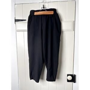 Moyuru Japan Black Balloon Leg Pants Elastic Waist Lagenlook Boho Size Small